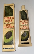 Burt's Bees ~ Avocado Butter Hair Treatment ~Pre-Shampoo  ~ 4 oz~ New In Box