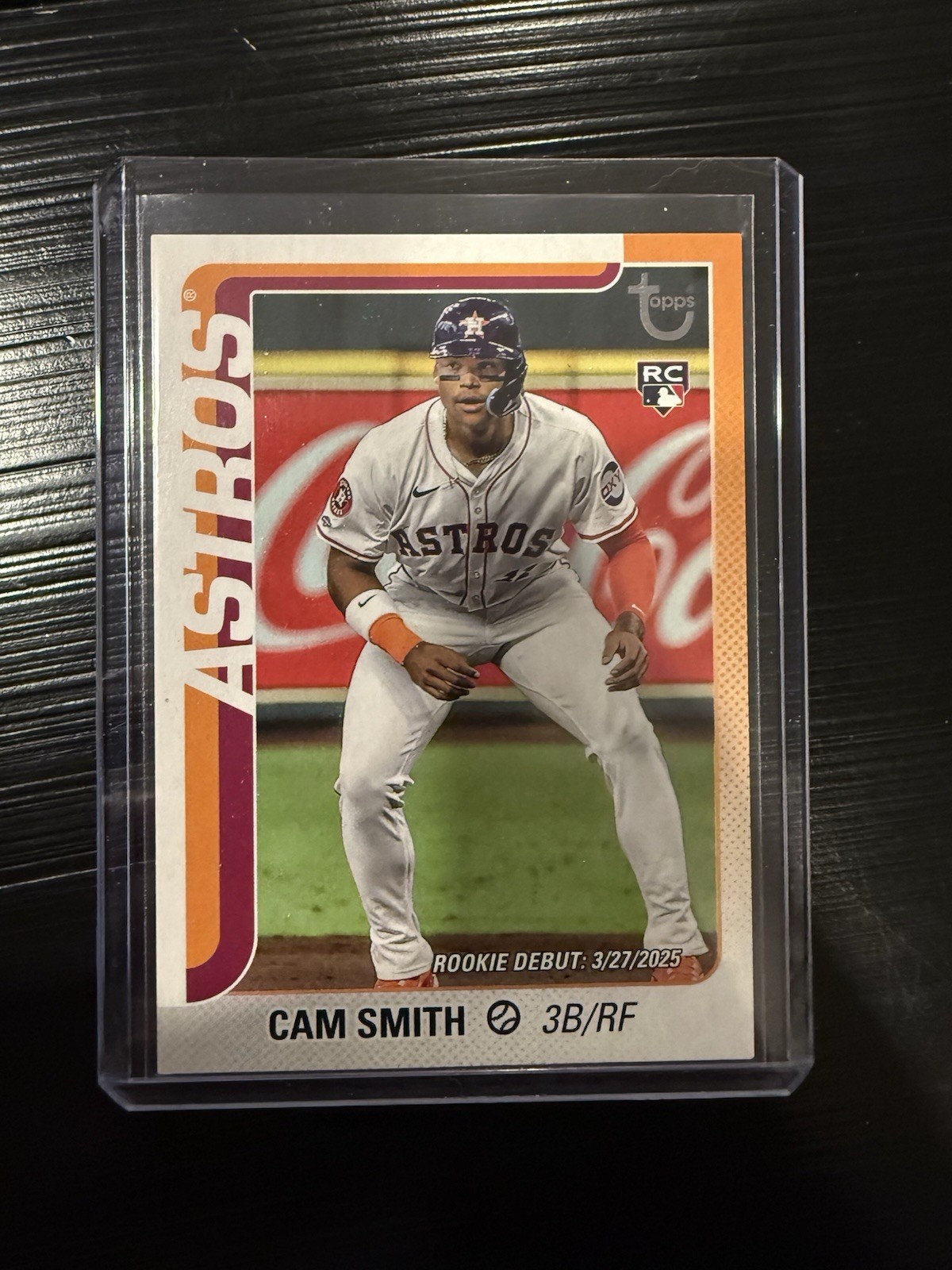 2025 Topps Update Cam Smith RC Debut Vintage Stock #’d /99 Astros #US45