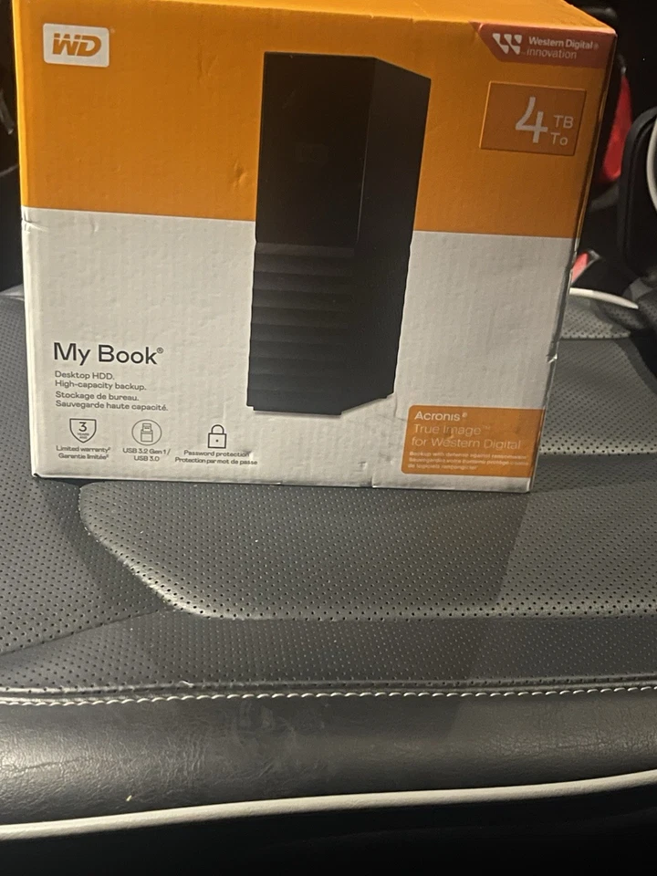 NEW!!! Western Digital My Book 4TB WDBBGB0040HBK-NESN Desktop Storage HDD - Image 2 of 2