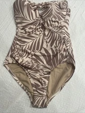 Kona Sol 1 Piece High Coverage Swimsuit Size Med(8-10) New W:Tags Shippin Incl
