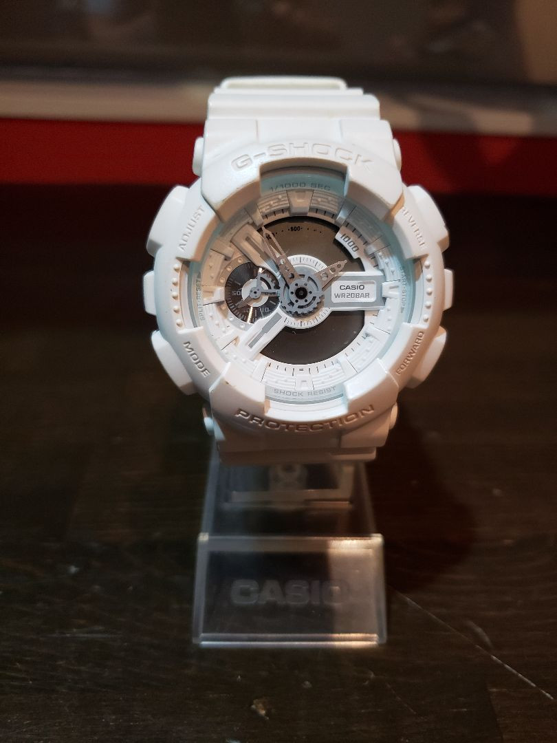 G-Shock Digital-Analog Quartz Men Casio White Analog Vintage