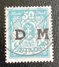 FS Danzig Mi-Nr. D 36 Rechtzeitig Gestempelt Am 30.7.1923. KW 1800€ Gestempelt