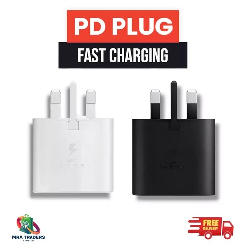 Genuine 25W Super Fast Charger Adapter Plug & Cable For Samsung Galaxy Phones UK - Picture 22 of 22