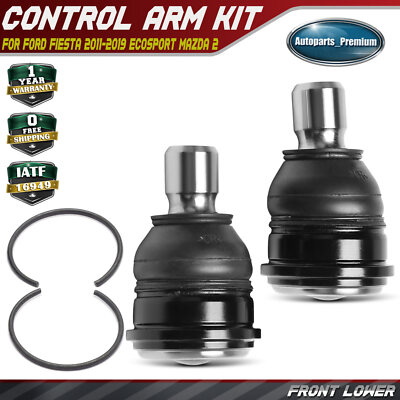 2x Front Lower Ball Joint Kit for Ford Fiesta 2011-2019 EcoSport 18-22 Mazda 2