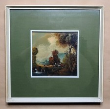 Quadro miniatura su rame 18x18 di Mariolino da Caravaggio detto Il Falsario