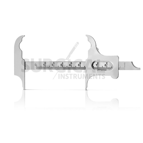 Instrumentos quirúrgicos dentales calibre Boley acero inoxidable grado alemán - Imagen 7 de 9