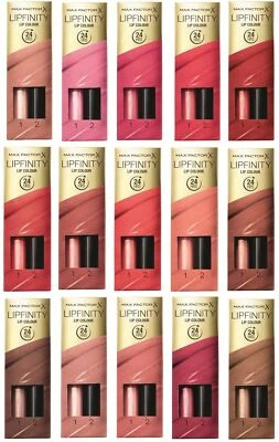 Max Factor Lipfinity Lipstick Two Step New In Box - Choose Your Shade - Bild 1 von 3