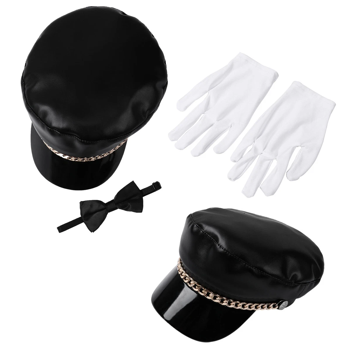 Leather chauffeur sale hat