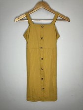 Peyton Bre Mustard Sundress - Size 8 - Cottagecore - Boho