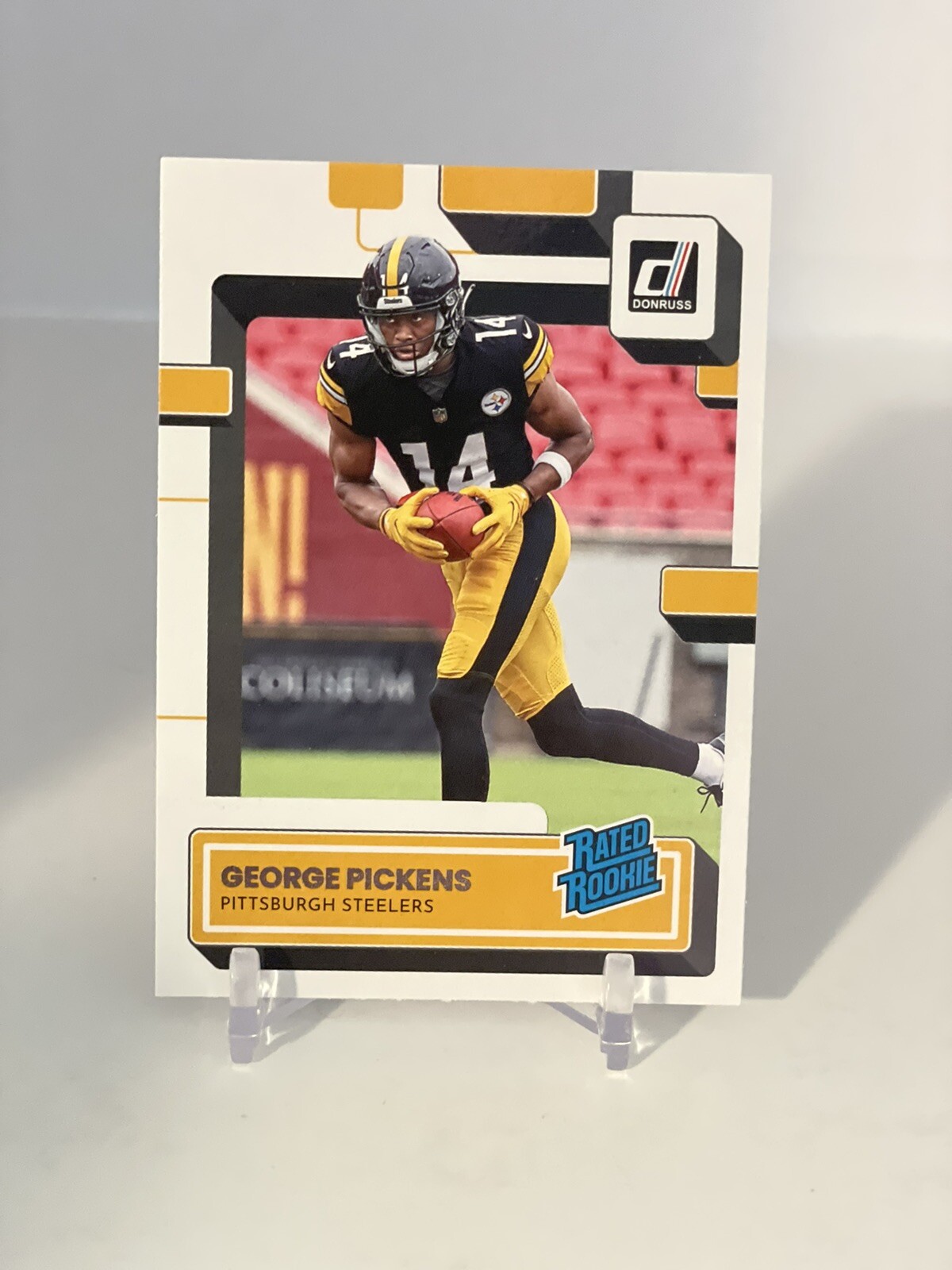 2022 Donruss Football George Pickens Rated Rookie #323 Pittsburgh Steelers RC