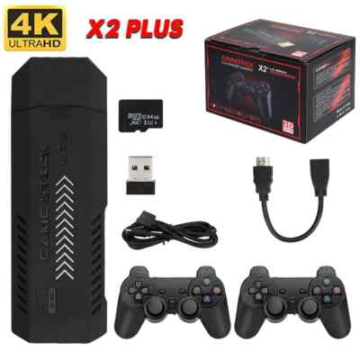 3D HD Retro Video Game Console Wireless Controller TV 50 Emulator For PS1/N64/DC