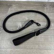 Heavy Duty Dog Leash Large Pet Rope Sturdy Nylon Lead Black 48 inches 18 mm 4 FT