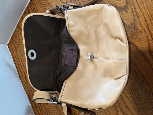 Coach Vintage Legacy hellbraun Leder braun Futter C1069-F15170 Schultertasche klassische Tasche - Bild 5 von 10