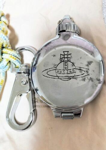 Vivienne Westwood Ashtray Round Orb Pocket Portable Silver Used #1 - 第 1/8 張圖片