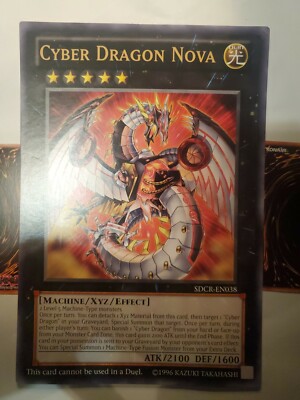 YUGIOH CYBER DRAGON NOVA SDCR-EN038 OVERSIZED PROMO CARD NM | eBay