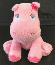 pink stuffed hippo