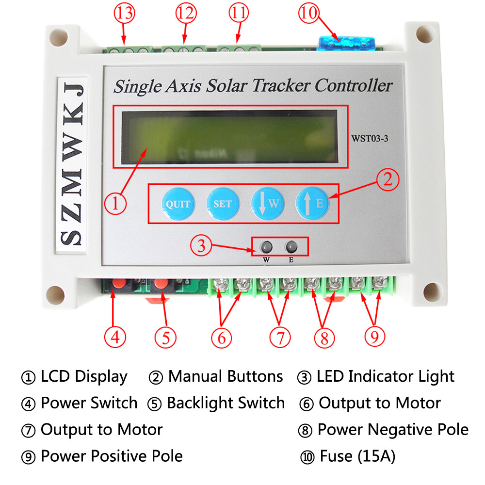 Regolatore Di Carica Solare 10amp 12/24vdc Con Lcd Sol-10a-lcd - Foto 8