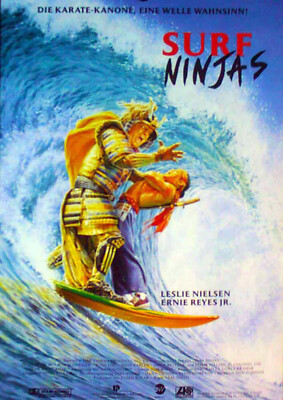 Surf Ninjas - Rob Schneider - Leslie Nielsen - Filmposter A3 29x42cm gerollt