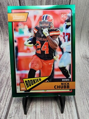 2018 Panini Honors Classics Update Rookies /75 Nick Chubb #319 Rookie RC FOIL