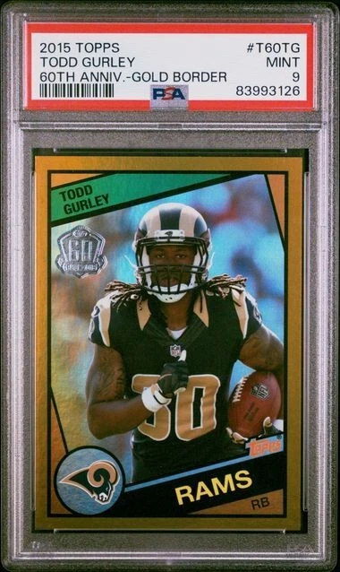 Todd Gurley Topps 60th Anniversary #T60TG Gold Border