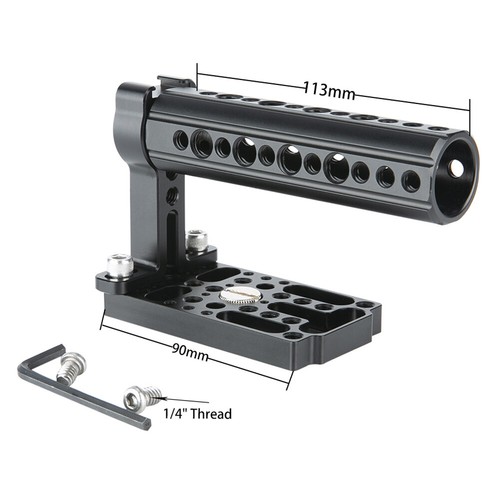 NICEYRIG Black Top Käsehalterung Platte Set DSLR Griff Rig für Blackmagic Ursa - Bild 3 von 7