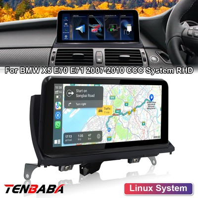 10.25'' Touch Screen Radio Nav Wifi For BMW X5 E70 E71 2007-2010 CCC System RHD