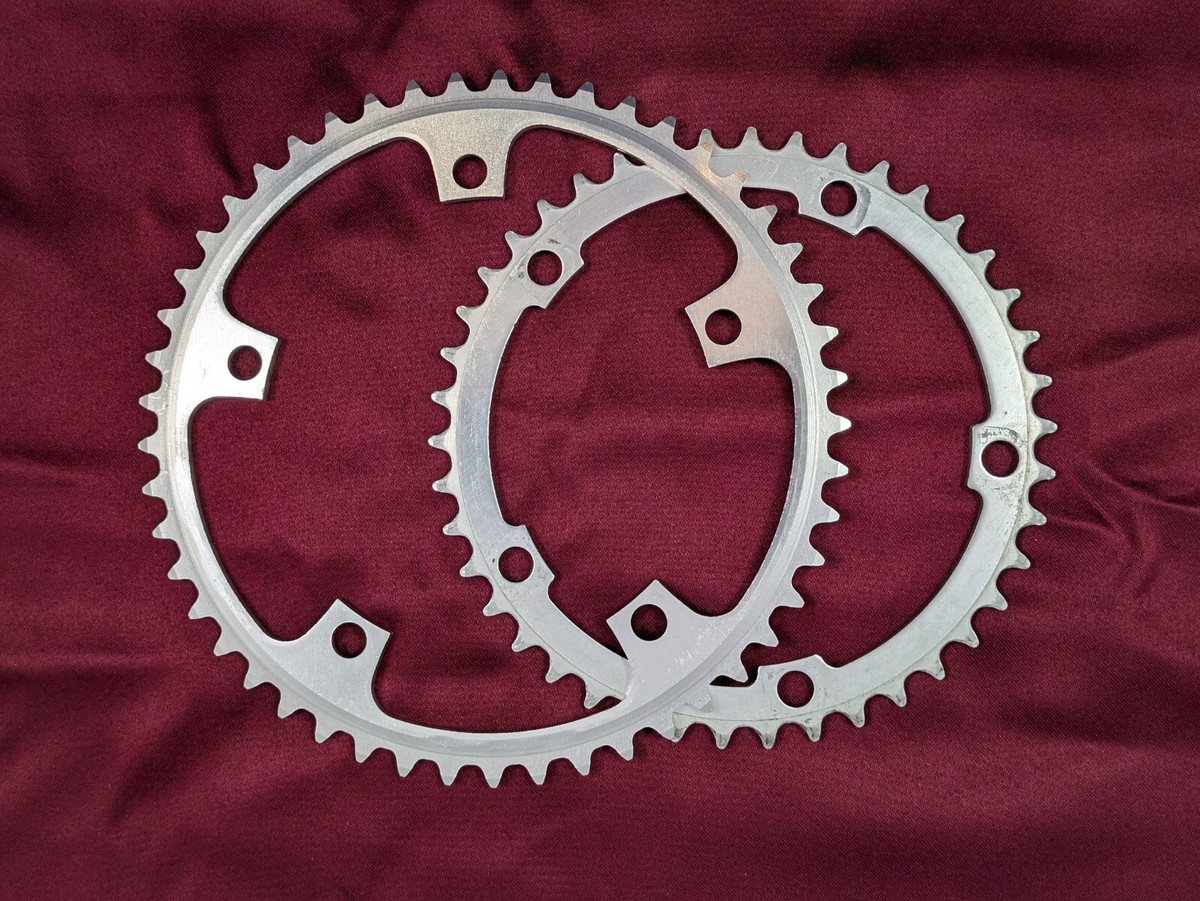 SUGINO(M・TYPE) クランク 50T/42T Sugino Japan M-Type Chainring Set 49/42t 144 BCD 6-7 Speed