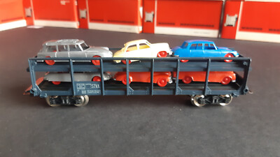 Wagon Porte-Auto Bogie Jouef 6540 – Occasion – Noir – Train HO (France)