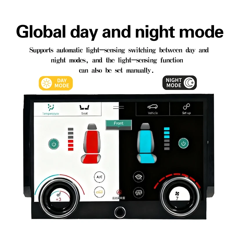 Panel de control de aire acondicionado de coche pantalla táctil para Range Rover Vogue 2013-2017 Foto 2 de 4