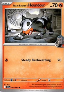 Team Rocket's Houndour 037/182 Destined Rivals