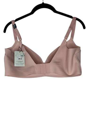 NWT Tommy John Womens Comfort Smoothing Bra 38D Lightly Lined Wireless Peachskin - Picture 9 of 10
