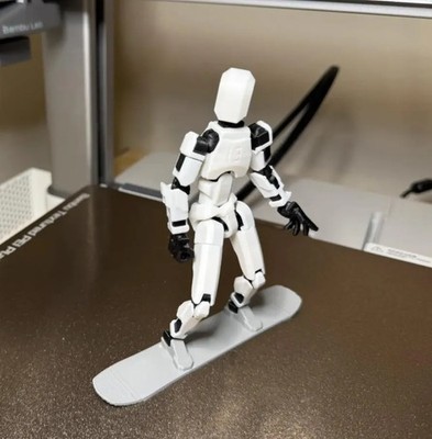 Snowboard For Dummy 13 |  3D Printed Action Figure Doll Accessory