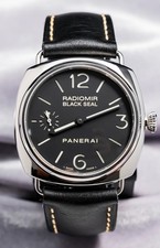 Panerai 183 Radiomir Black Seal 45mm Paper Manual-Wind PAM00183 PAM183 PAM 00183 2