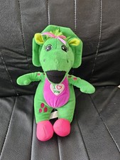 BABY BOP Barney Plush 8  by Fisher Price Sings  I Love You  Singing Talking