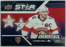 2021-22 Upper Deck Credentials Aleksander Barkov Second Star of the Game #2S-5