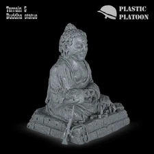 PLASTIC PLATOON Terrain Buddha  1:32 very old MEGA RARE