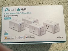 TP-Link Kasa Smart Wi-Fi 15A Plug Mini, 4-Pac...