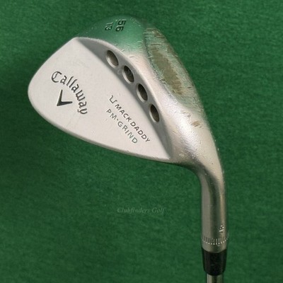 Callaway Mack Daddy PM Grind Chrome 56-13 56° Wedge Stepped Steel Wedge Flex