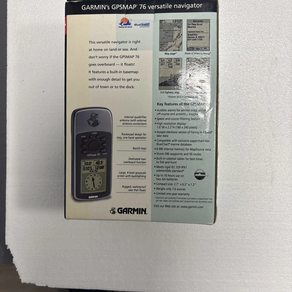 Garmin GPSMAP 76 Versatile Navigator Complete in Box - Image 3 of 4