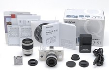 461shots  Almost Unused Pentax Q-S1 Camera White 02 06 Double Lens From JAPAN