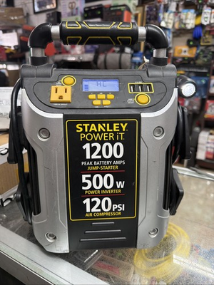 #ad #ad Stanley Power iT 1200 Amos Jump Starter 500W Inverter 120PSI Compressor #J5CPD $81.81