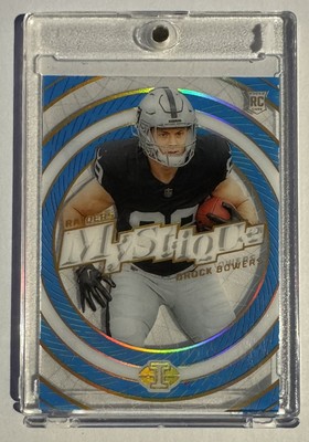 2024 Panini Illusions Mystique #7 Brock Bowers Teal /299 (RC) Oakland Raiders