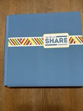 Creative Memories Ahni&Zoe NEWFast2Fab 12x12 Teal Photo Album 16 Pges&protectors