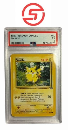 1999 POKEMON JUNGLE #60/64 PIKACHU PSA 5