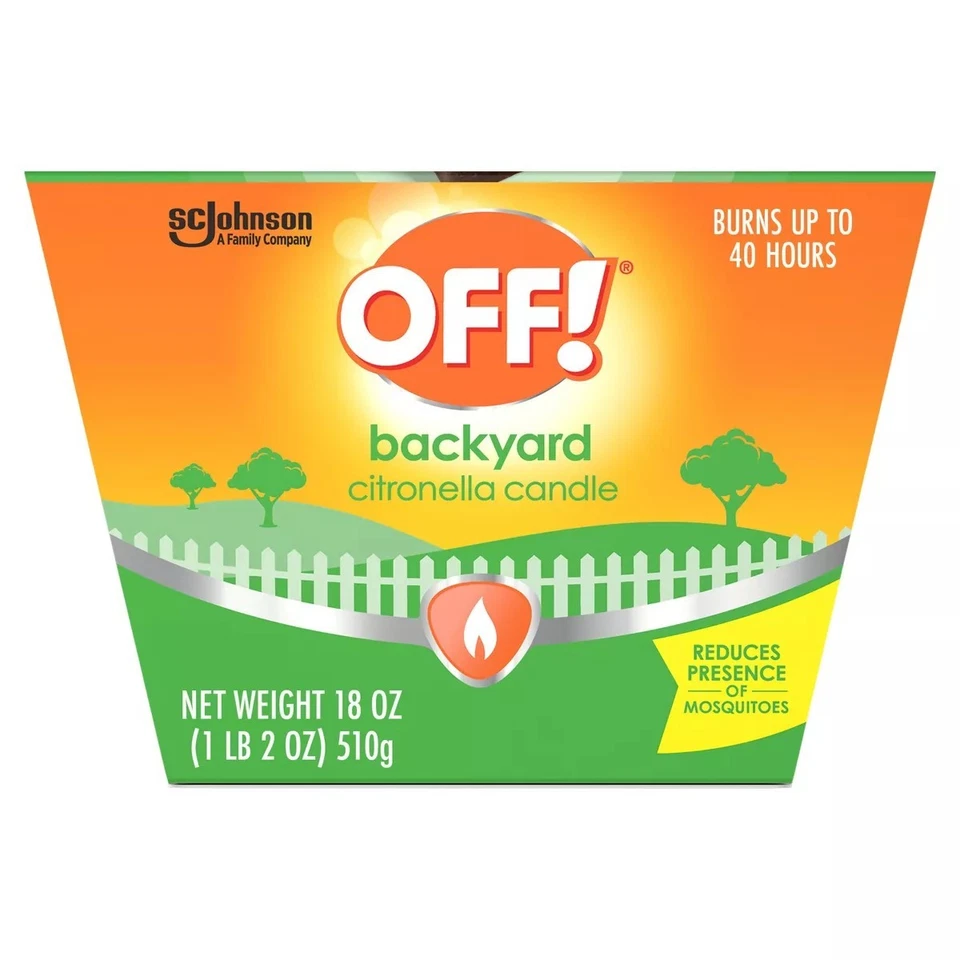 OFF!  Backyard  Citronella Scented Outdoor Bucket  Wick Candle - 18 oz 4 Pack - Image 4 of 4