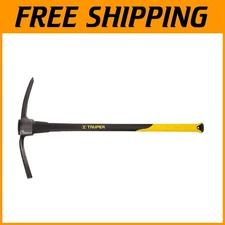 36-Inch Fiberglass 5-Pound Pick Mattock with Rubber Grip for Effortless Digging