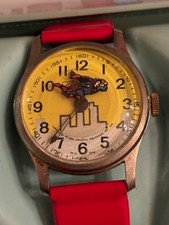 1968 Superman Watch with Flying Superman In Original Case