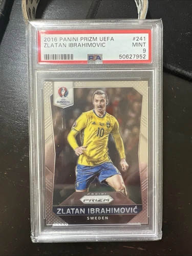 2016-17 Panini Prizm World Cup Zlatan Ibrahimovic #241 PSA 9 MINT Sweden AL