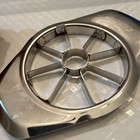Metal Apple Slicer Corer Wedge Cutter, Manual 1-Piece Fruit Slicer, Silver — photo 3