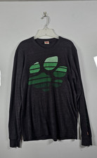 Ohio University Bobcats Homage Men's Long Sleeve Shirt Charcoal Gray Size Large